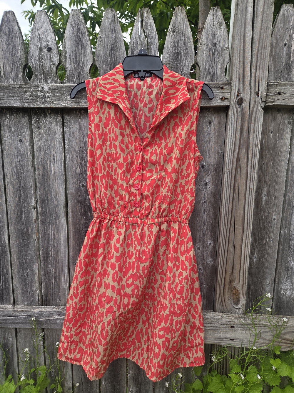 BeBop Sleeveless Animal-Print Mini Dress